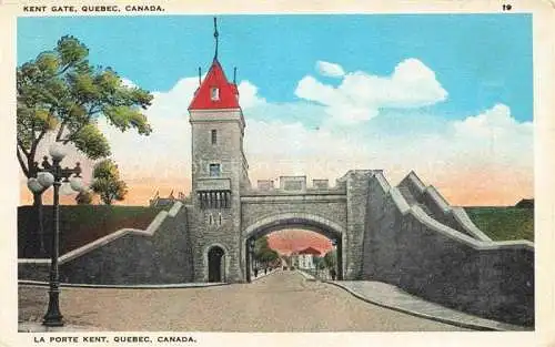 AK / Ansichtskarte  QUEBEC Canada La Porte Kent Illustration