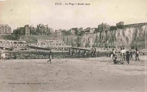 AK / Ansichtskarte  Ault 80 Somme La plage à marée basse