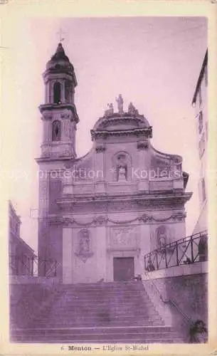 AK / Ansichtskarte  MENTON 06 Alpes-Maritimes Eglise St Michel