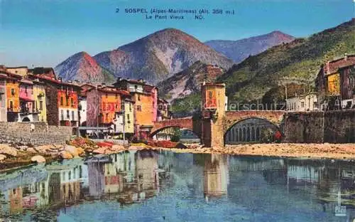 AK / Ansichtskarte  Sospel Nice 06 Alpes-Maritimes Le pont vieux