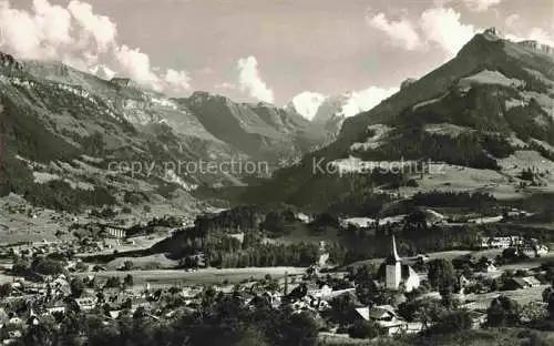 AK / Ansichtskarte  Frutigen BE Panorama Kandertal Berner Alpen