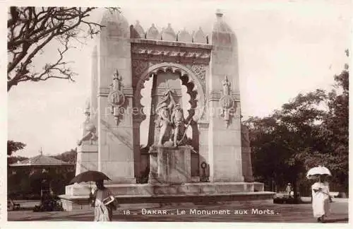 AK / Ansichtskarte  DAKAR Senegal Le Monument aux Morts Kriegerdenkmal