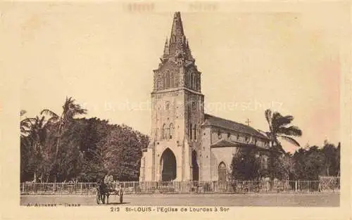 AK / Ansichtskarte  St Louis  Senegal Eglise de Lourdes à Sor