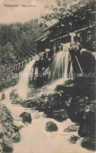 AK / Ansichtskarte  Le Hohwald Selestat-Erstein 67 Bas-Rhin Saegemuehle Pruefstempel