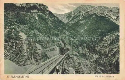 AK / Ansichtskarte  Leithen Reith Karwendelbahn