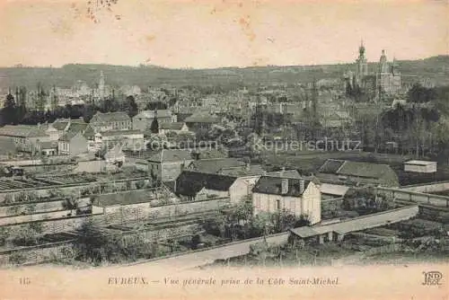 AK / Ansichtskarte  EVREUX 27 Eure Vue générale prise de la Côte Saint-Michel