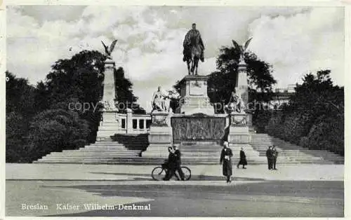 AK / Ansichtskarte  Breslau WROCLAW PL Kaiser Wilhelm Denkmal Reiterstandbild