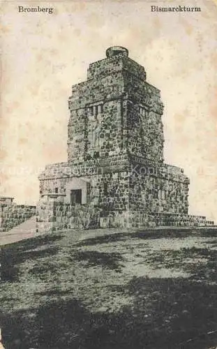 AK / Ansichtskarte  Bromberg  Brahe Westpreussen BYDGOSZCZ PL Bismarckturm Feldpost