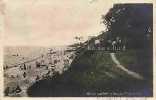 AK / Ansichtskarte  HENKENHAGEN Ustronie Morskie PL Panorama Ostseebad Strand