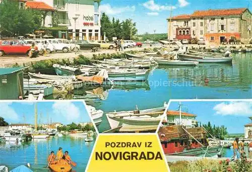 AK / Ansichtskarte  Novigrad Croatia Hotel am Hafen