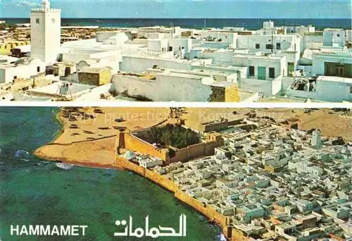 AK / Ansichtskarte  Hammamet Tunesie La Médina vue aérienne