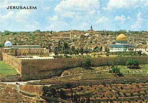 AK / Ansichtskarte  Jerusalem  Yerushalayim Israel seen from Mount of Olives