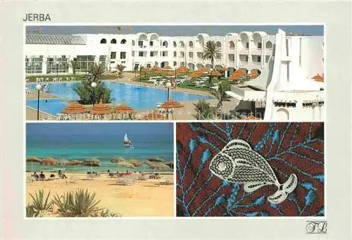 AK / Ansichtskarte  Jerba Djerba Tunesie Hôtel Méhari Beach Piscine