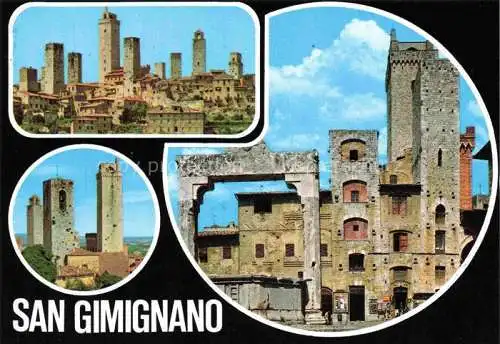 AK / Ansichtskarte  San Gimignano Toscana IT Le Torri Tuerme der Stadt