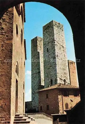 AK / Ansichtskarte  San Gimignano Toscana IT Torri Gemelle Zwillingstuerme