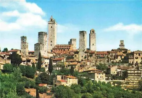 AK / Ansichtskarte  San Gimignano Toscana IT Panorama el torri Tuerme der Stadt