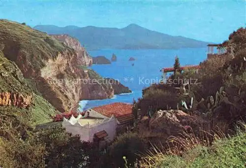 AK / Ansichtskarte  Eolie Isole Italia Panorama Isola di Lipari