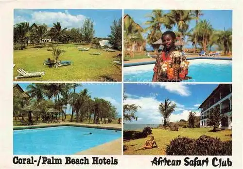 AK / Ansichtskarte  Mombasa Kenya African Safari Club Coral Palm Beach Hotels Swimming Pool