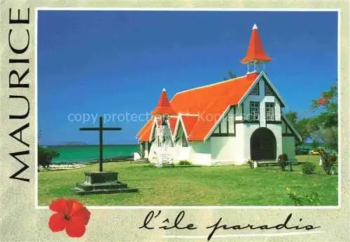 AK / Ansichtskarte  Mauritius Ile paradis Eglise