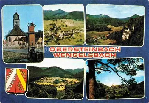 AK / Ansichtskarte  Wengelsbach Obersteinbach Panorama Luftaufnahmen Kirche