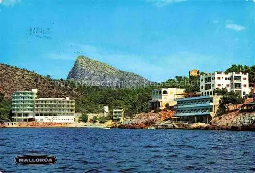 AK / Ansichtskarte  San Telmo Andraitx Mallorca ES Vista parcial Ansicht vom Meer aus Hotels