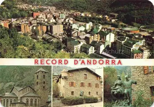 AK / Ansichtskarte  Andorra Andorre Vista general Esglesia d'Andorra Vella Casa de la Vall