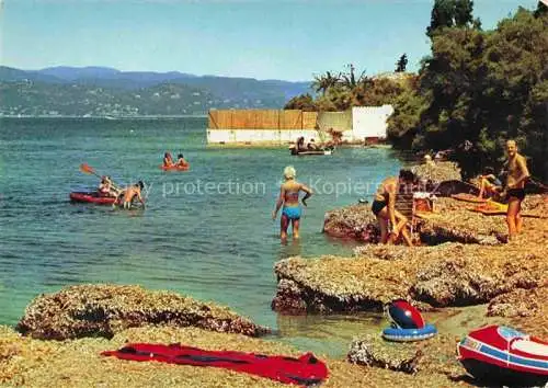 AK / Ansichtskarte  Saint Tropez Var Bai des Canebiers au fond Sainte Maxime