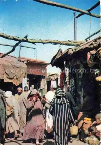 AK / Ansichtskarte  Marrakech Marrakesch Maroc Dans la Médina Scenes et types