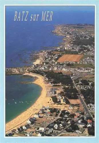 AK / Ansichtskarte  Batz-sur-Mer 44 Loire-Atlantique Plage Valentin Entrée de la presqu'île du Croisic vue aérienne