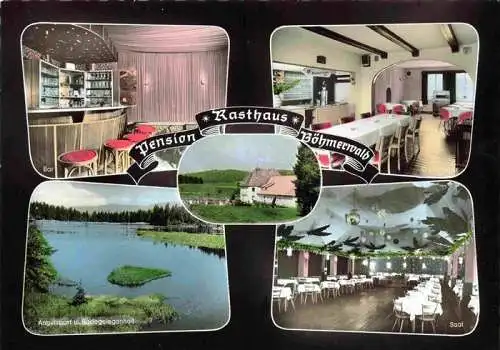 AK / Ansichtskarte  Roetz Niederbayern Pension und Rasthaus Boehmerwald Bar Badesee Saal Gastraum