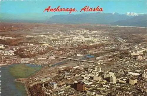 AK / Ansichtskarte  Anchorage Alaska USA Fliegeraufnahme