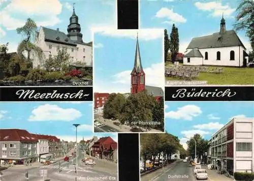 AK / Ansichtskarte  Buederich Meerbusch NRW Dyckhof Kapelle Niederdonk Pfarrkirche Am Deutschen Eck Dorfstrasse