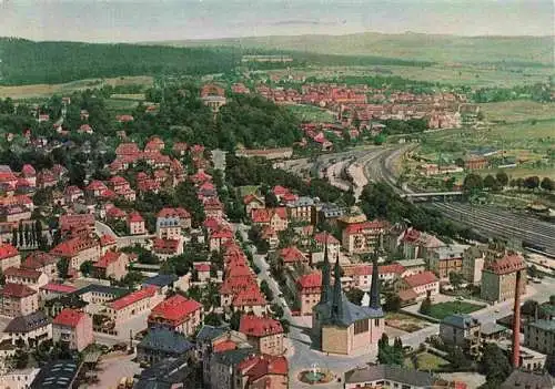 AK / Ansichtskarte  BAYREUTH Fliegeraufnahme mit Festspielhaus