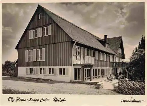 AK / Ansichtskarte  Rothof Jagstzell BW Elly Heuss Knapp Heim