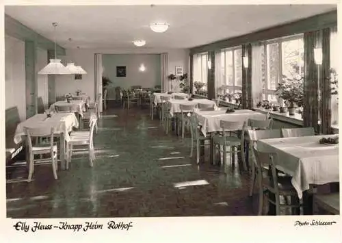 AK / Ansichtskarte  Rothof Jagstzell BW Elly Heuss Knapp Heim Gastraum