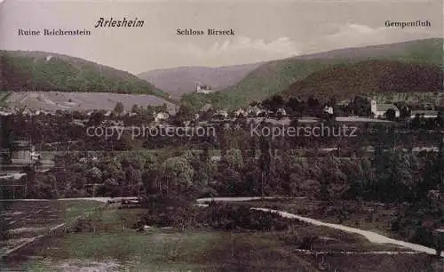 AK / Ansichtskarte  Arlesheim BL Ruine Reichenstein Schloss Birseck Gempenfluh