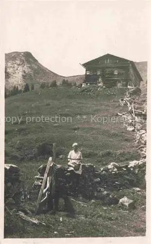 AK / Ansichtskarte  Lenzerheide GR Berghuette