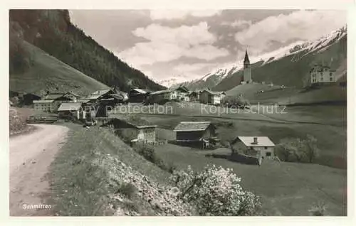 AK / Ansichtskarte  Schmitten Albula GR Panorama