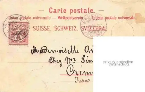 AK / Ansichtskarte  GENEVE Genf GE Exposition Nationale Suisse Geneve 1896 Village Suisse