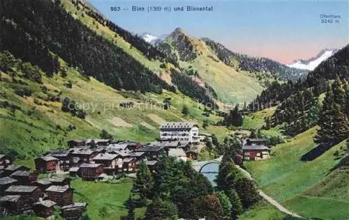 AK / Ansichtskarte  Binn VS und Binnental 