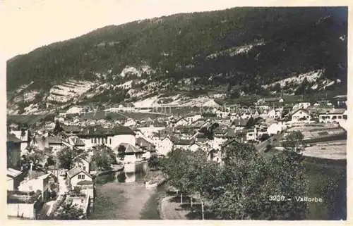 AK / Ansichtskarte  Vallorbe Orbe VD Fliegeraufnahme