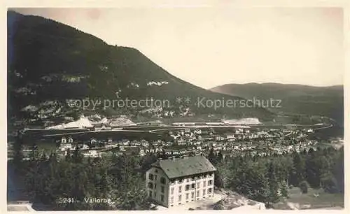 AK / Ansichtskarte  Vallorbe Orbe VD Panorama