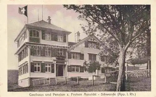 AK / Ansichtskarte  Schwende Appenzell IR Gasthaus Pension zur Frohen Aussicht