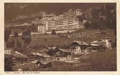AK / Ansichtskarte  Leysin VD Vue sur les Hotels