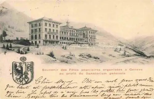 AK / Ansichtskarte  GENEVE Genf GE Sanatorium genevois