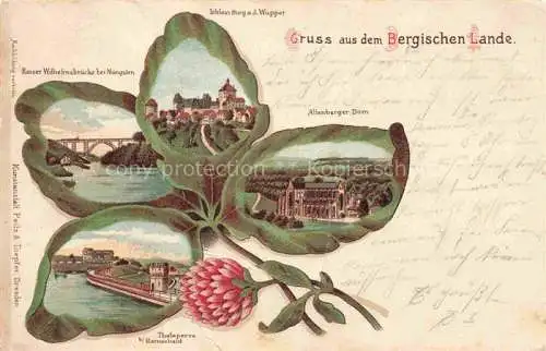 AK / Ansichtskarte  Burg Wupper SOLINGEN Kaiser Wilh Bruecke Schloss Thalsperre Remscheid Altenberger Dom