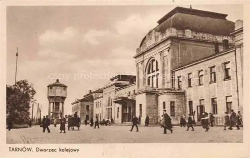 AK / Ansichtskarte  TARNOW OPOLSKI Tarnau PL Dworzec kolejowy