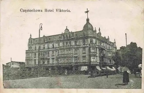 AK / Ansichtskarte  CZESTOCHOWA Tschenstochau PL Hotel Viktoria