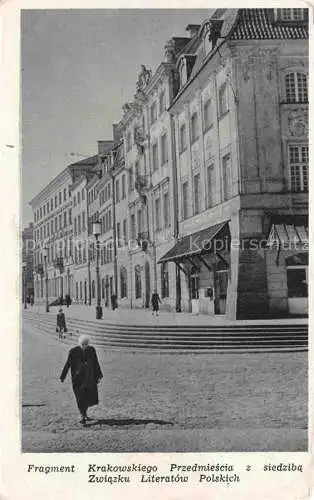 AK / Ansichtskarte  Krakau KRAKOW PL Fragment Kragowskiego Przemiescia z siedzibq