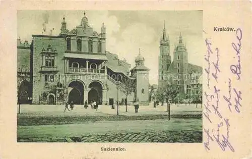 AK / Ansichtskarte  KRAKOW Krakau PL Sukiennice